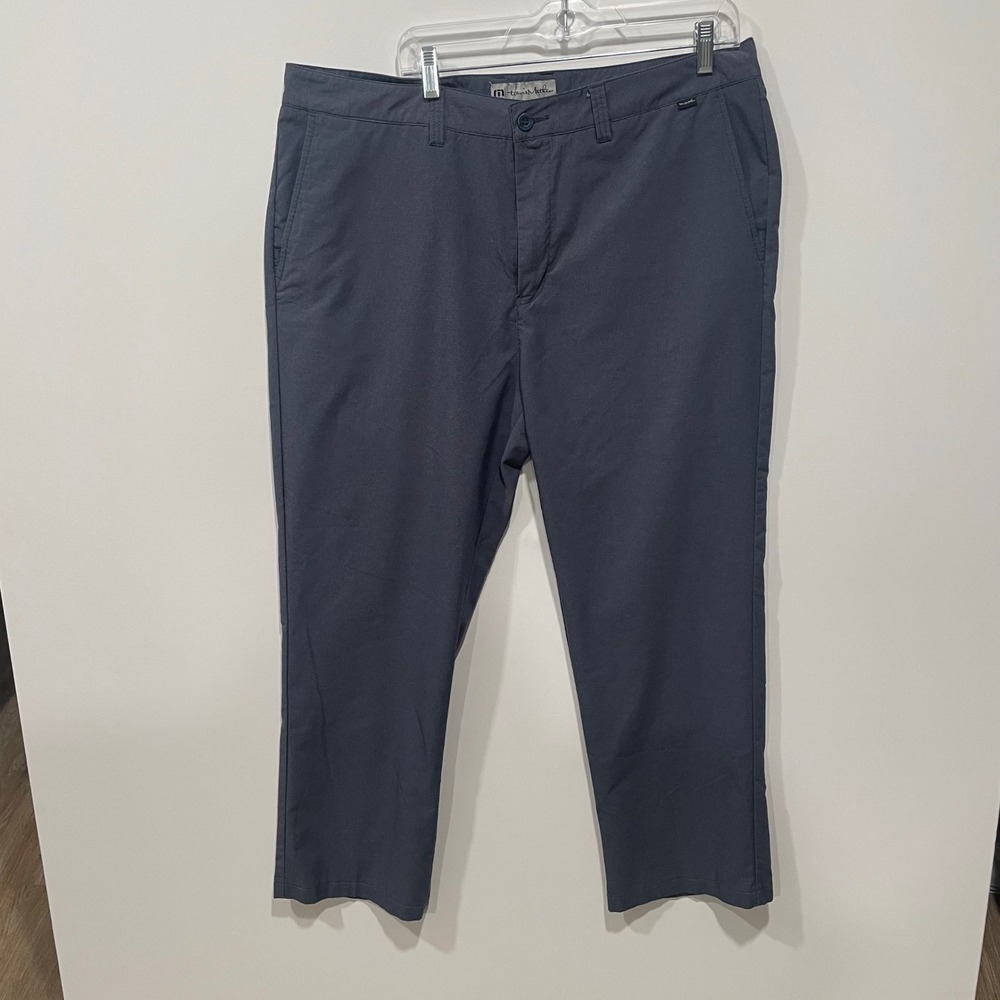 TravisMathew Men's Gray Performance Golf Pants‎ Size 38x27 Casual Comfort